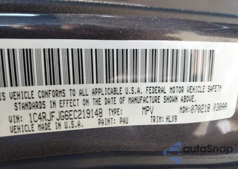 2014 Jeep Grand Cherokee Summit from USA, damaged, VIN 1C4RJFJG6EC219148